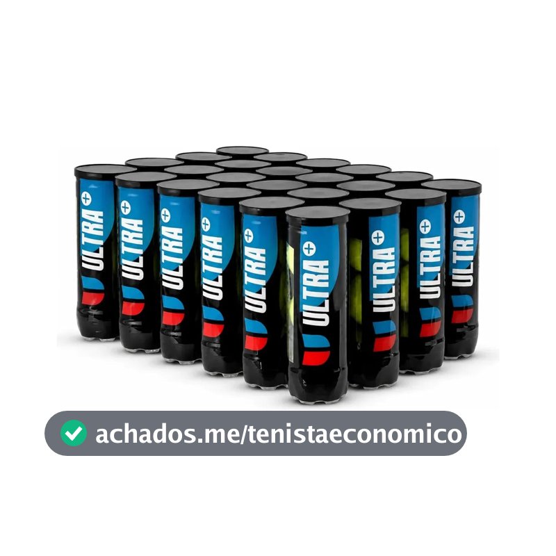 Bola De Tênis Ultra+ - Caixa Com 24 Tubos