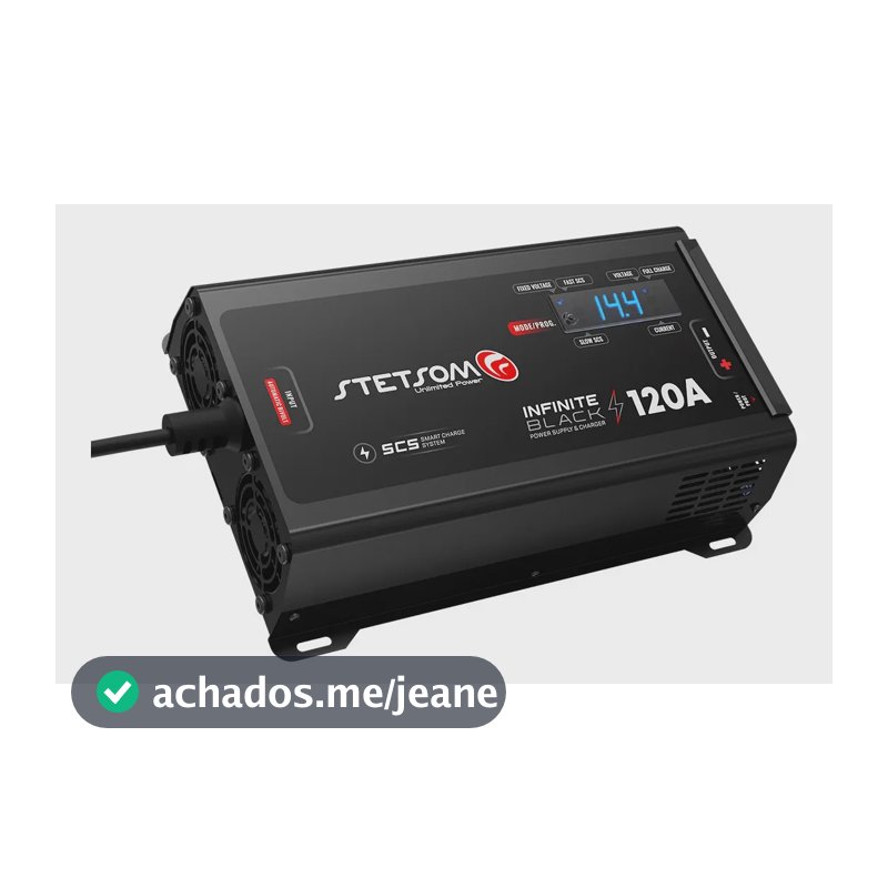 Fonte Carregador Digital Stetsom Infinite Black 120a