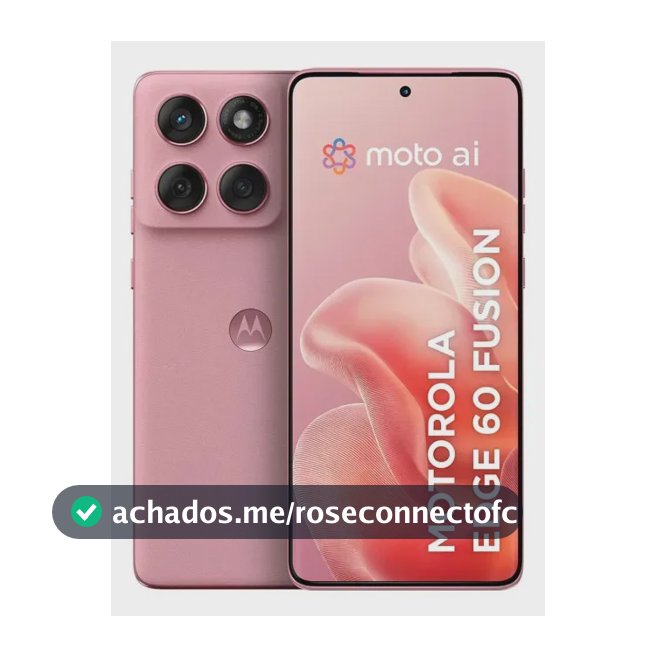 Smartphone Motorola Edge 60 Fusion 5g - 256gb 8gb Ram+8gb Ram Boost, 50mp Sony Ai Camera Ip68 Nfc - Rosa