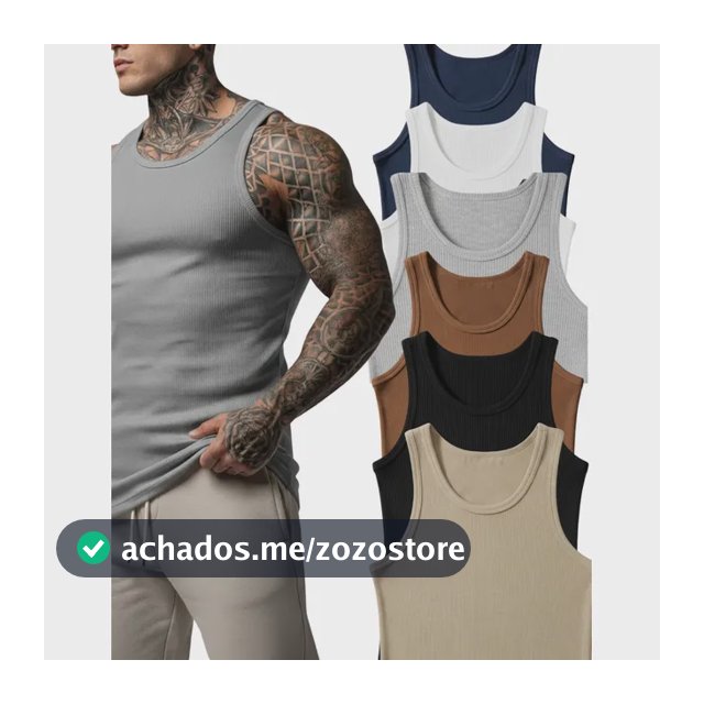 Kit 6 Regata Modelo Americano Canelada Premium Masculina