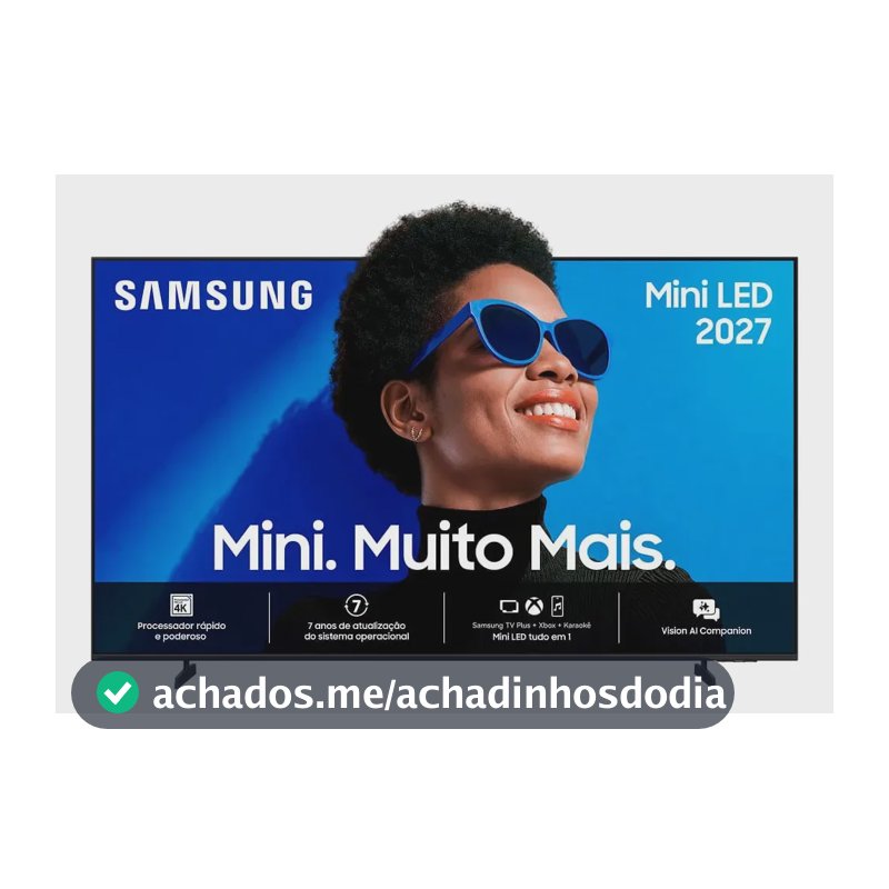 Samsung Smart TV 65" Mini LED 4K M75H 26/2027