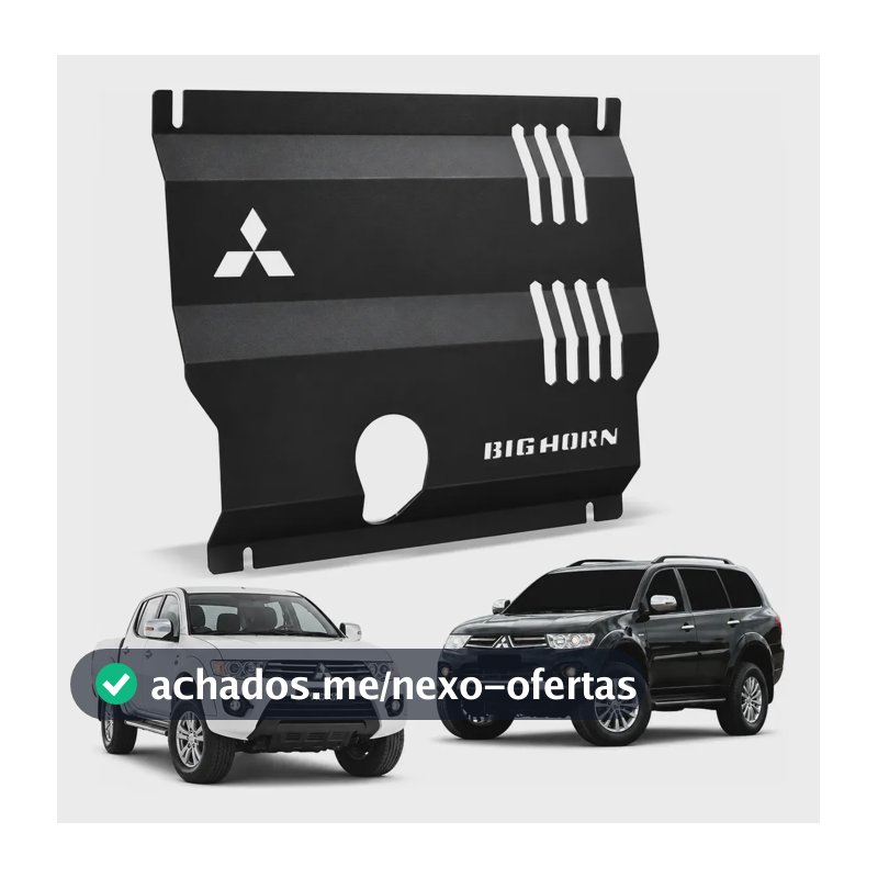 Protetor Proteção Carter Motor L200 08-25 Pajero Dakar 08-16