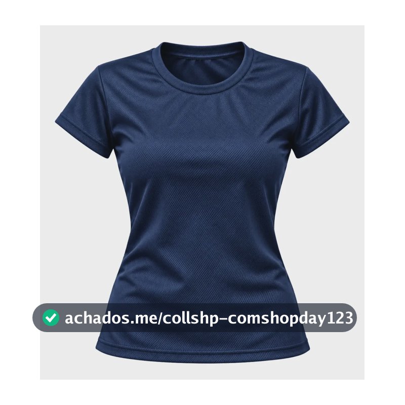 Camiseta Dry Fit Feminino Fitness Academia Blusa Corrida Azul M