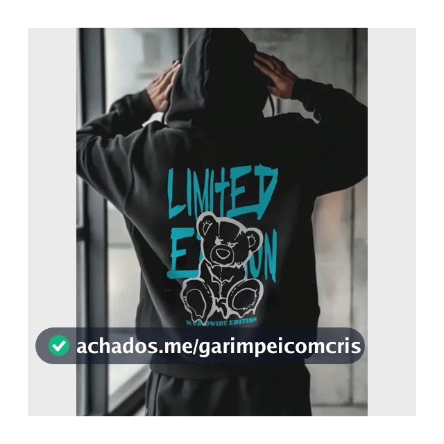 Blusa De Frio Estampada Unissex Casual Conforto Premium Luxo Preto Estampada M
