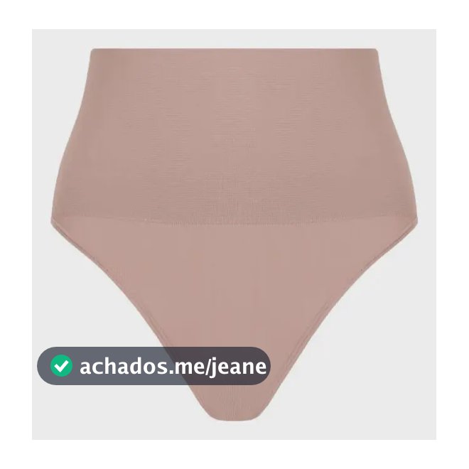 Calcinha Modeladora Sem Costura Lupo 41000-001 Microfibra Cor Natural Tamanho M