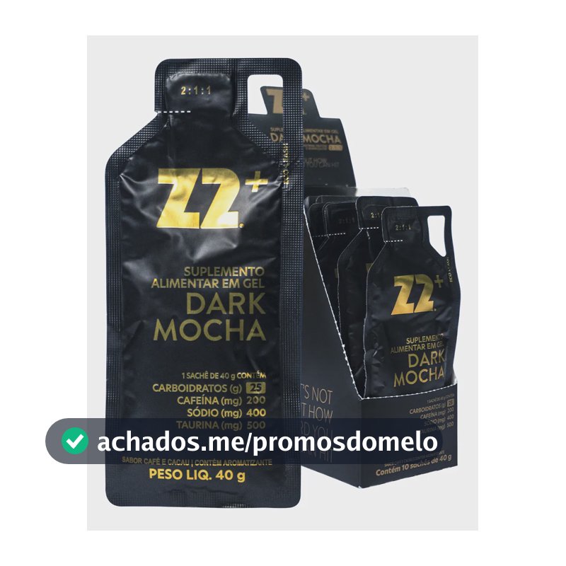 Suplemento em gel Z2 Performance Energy + Dark Mocha Double Carboidratos x 40g 10 un
