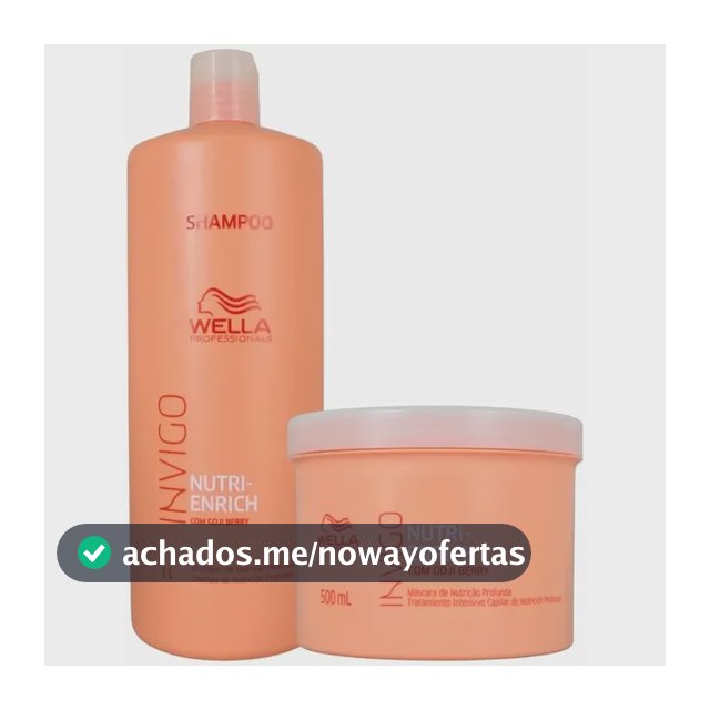 Wella Kit Invigo Nutri Enrich Tratament Salon (2 Produtos)