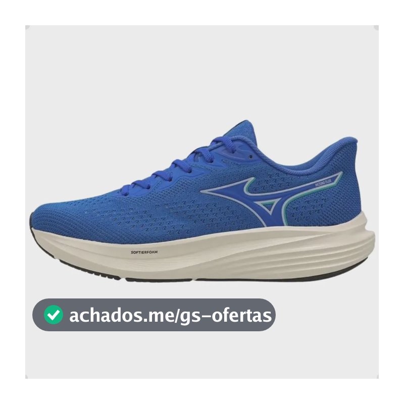 Tenis Mizuno Lively Masculino Corrida E Conforto Azul Liso 40 Br