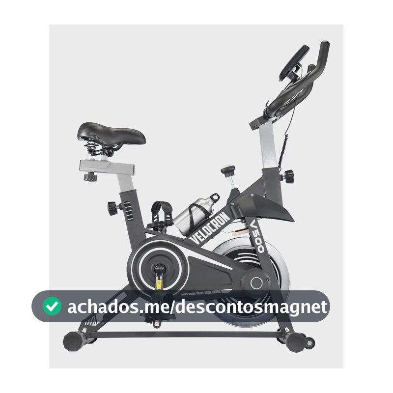 Bicicleta Ergométrica Spinning Inércia 5kg Velocron V500 Preto