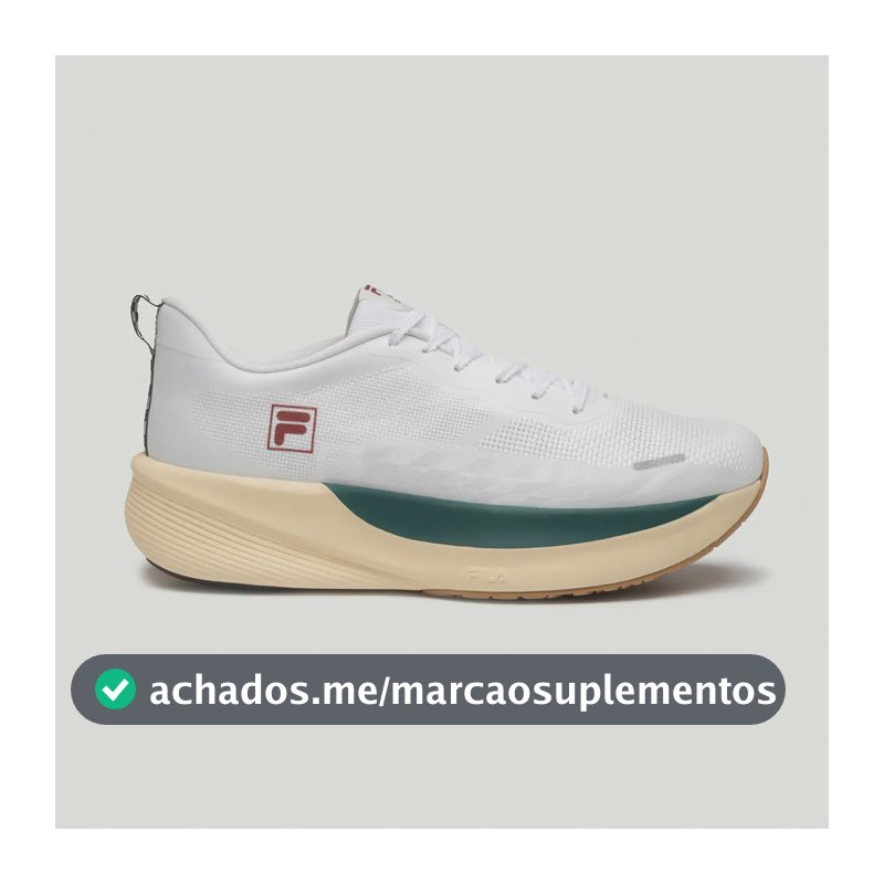 Tênis Fila Aero Skyfoam Masculino Original Corrida Academia Branco 42 Br