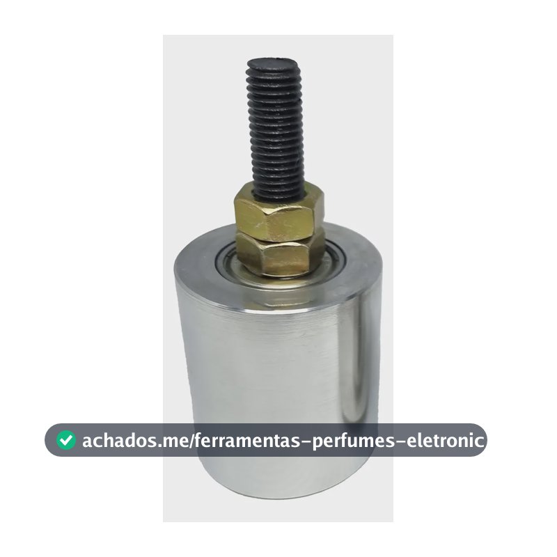 1 Rolete Lixadeira Biconico Ø50x60mm Com Eixo E Rolamentos