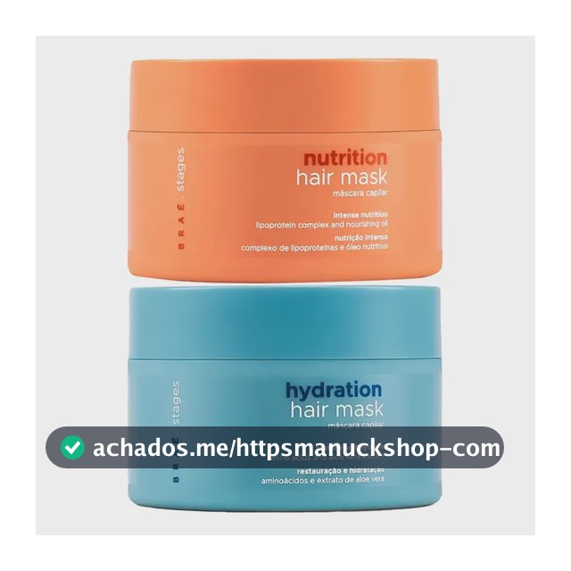 Máscaras De Tratamento Nutrição + Hidratação Stages - Braé