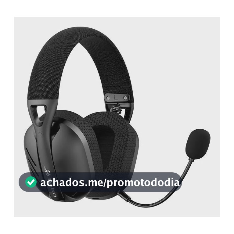 Headset Gamer Sem Fio Havit Fuxi H3 7.1 Surround Preto