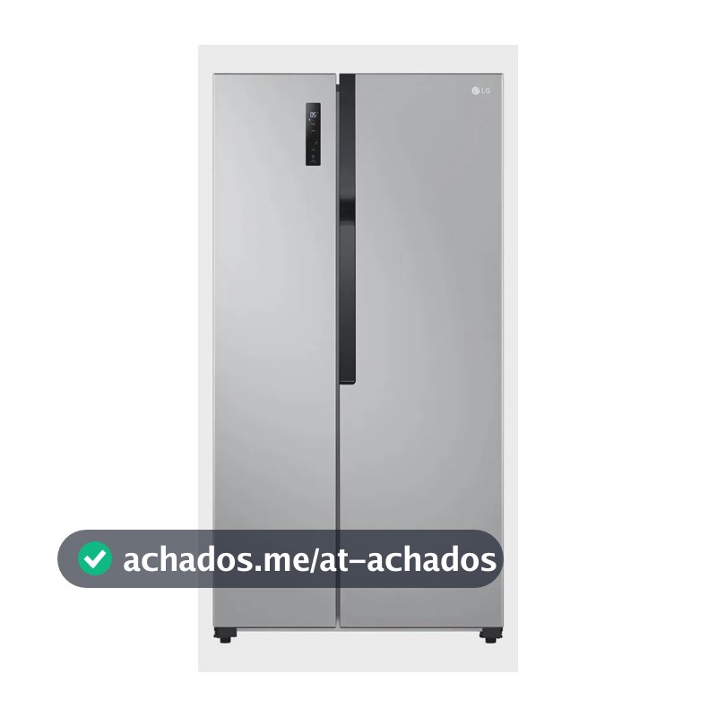 Geladeira Side by Side LG Frost Free 519 L Inox Look Inverter