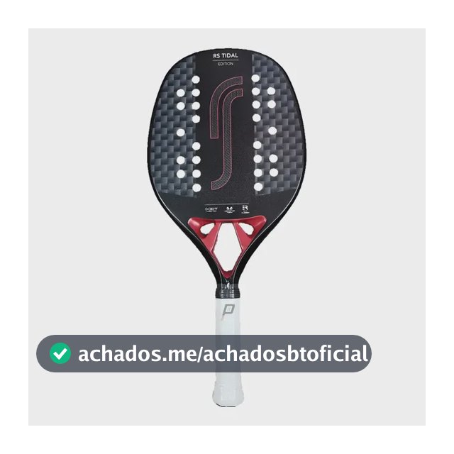 Raquete Beach Tennis Robin Soderling Tidal Preta Vermelha