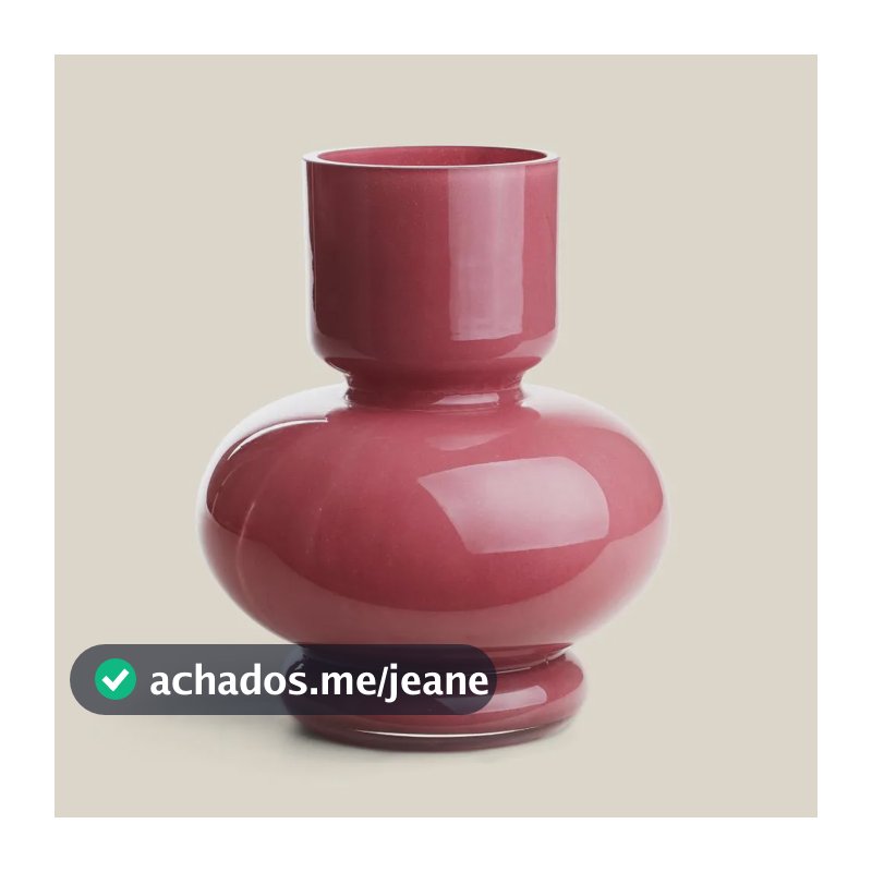 Vaso Cherry Vidro - A\casa Vermelho