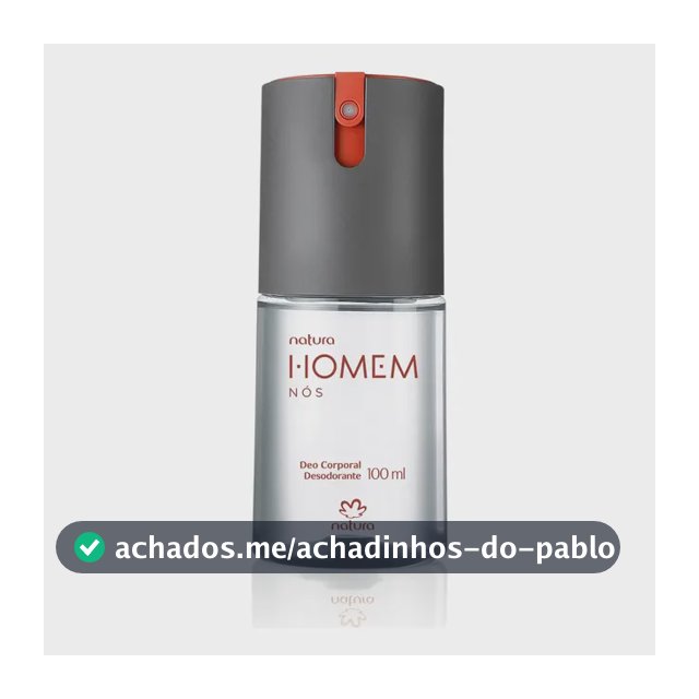 Desodorante Corporal Natura Homem Nós - 100ml