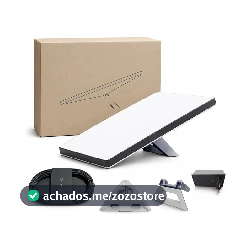 ANTENA STARLINK MINI INTERNET VIA SATÉLITE SPACEX KIT COMPACTO E PORTÁTIL