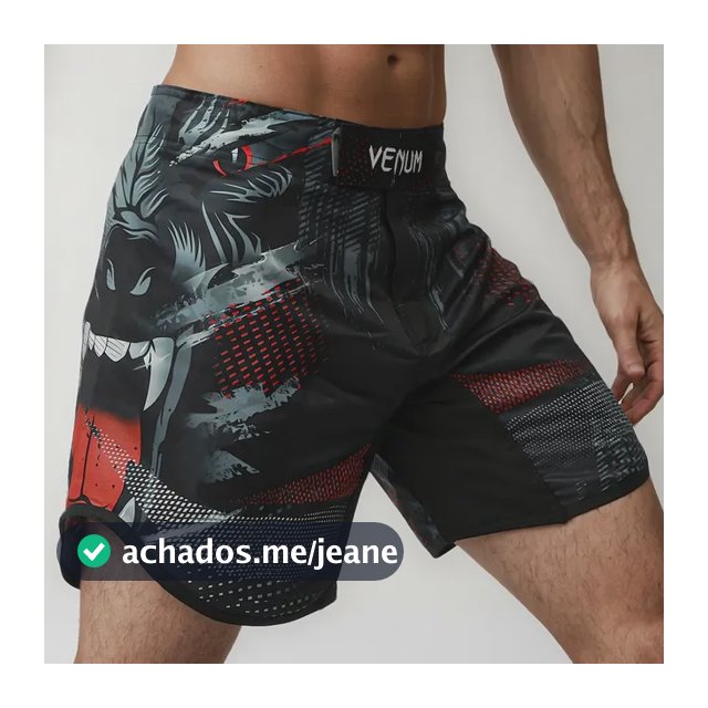 Bermuda Venum Lobo Short Mma Muay Thai Luta Masculino