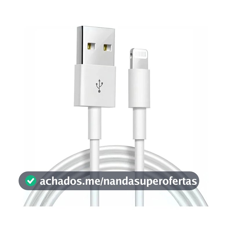 Cabo Carregador Turbo Usb 2 Metros Compatível Com iPhone 6 7 8 X Xr Xs 11 12 13 14 Pro Max iPad E iPod Ultra Resistente Design Clássico Carregamento Rápido Sincronização De Dados Eletric Teck