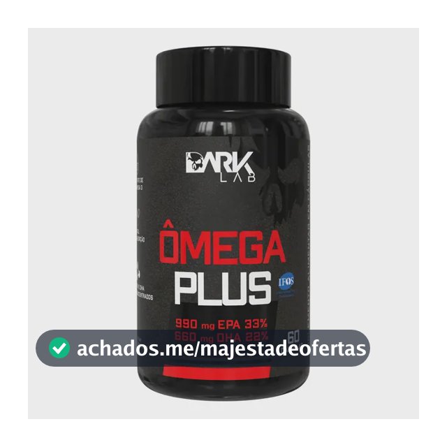 Omega Plus 60 Cápsulas Ômega 3 Dark Lab