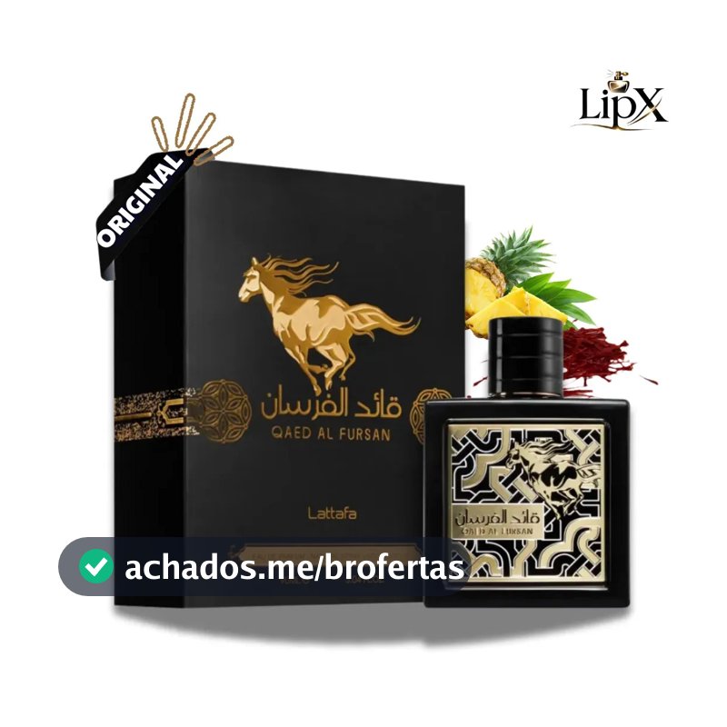 Perfume Árabe Qaed Al Fursan Lattafa Edp 90 Ml