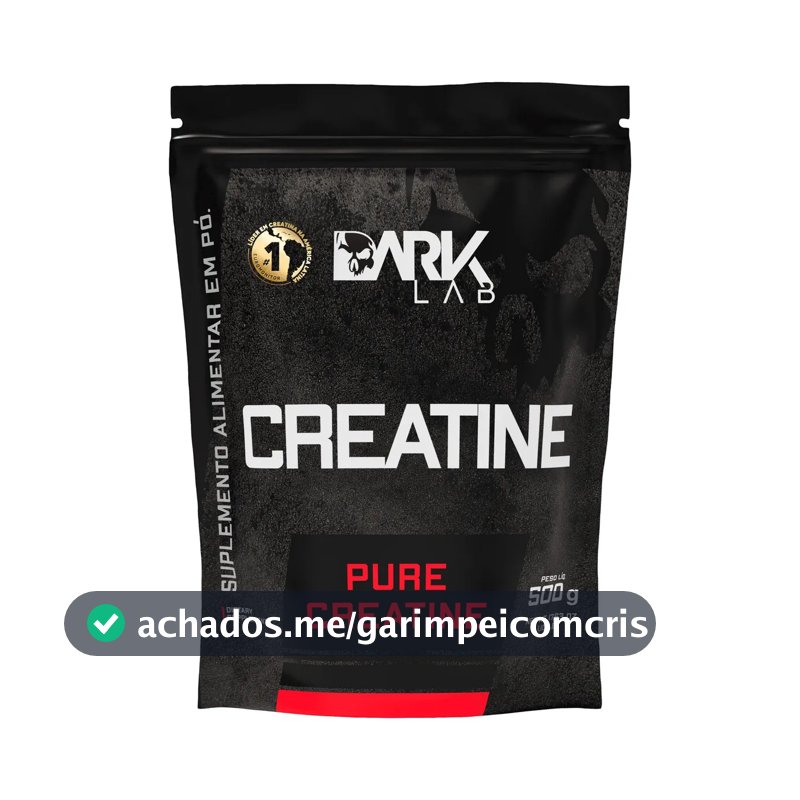 Creatina Dark Lab Premium Pure em pó Sem sabor x 500g