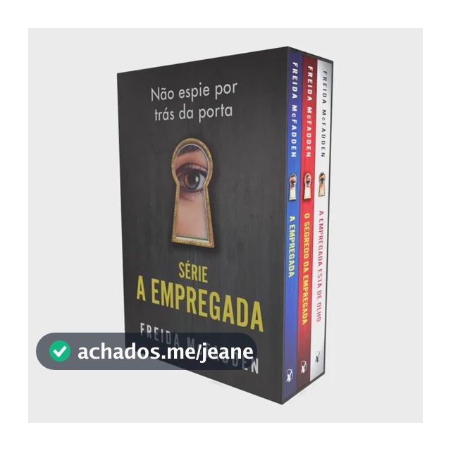 Box a empregada - McFadden, Freida - Editora Arqueiro - Capa Mole