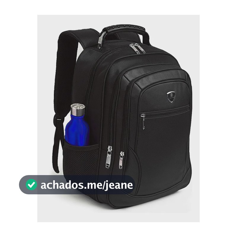 Mochila Masculina Faculdade Impermeável Resistente Grande Trabalho Escola Cor Preto Desenho Do Tecido Liso