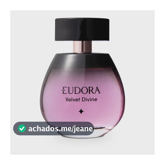 Eudora Velvet Divine Deo Colônia Feminino 100ml