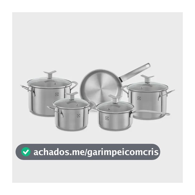 Electrolux Jogo de Panelas em Inox com 5 Peças Design com Fundo Triplo