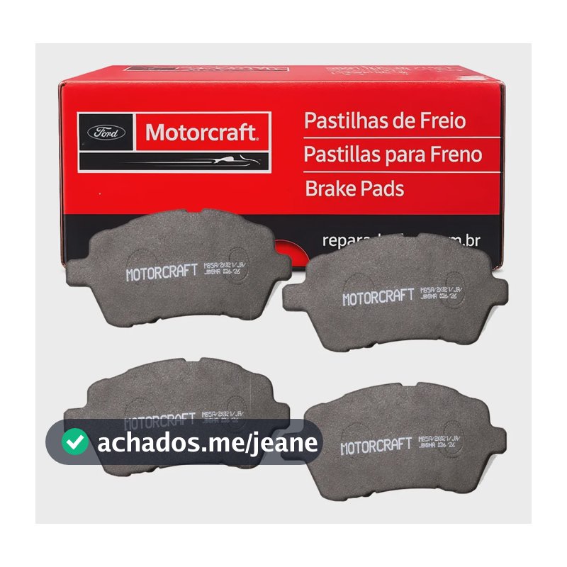 Jogo Pastilha Freio Original Motorcraft New Fiesta Ka Todos