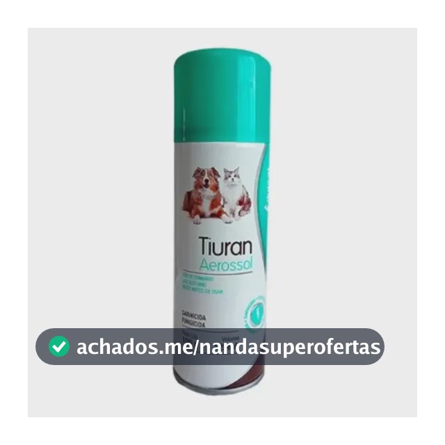 Tiuran Aerosol 125ml Contra Sarna Fungo Cães E Gatos Duprat Neutra