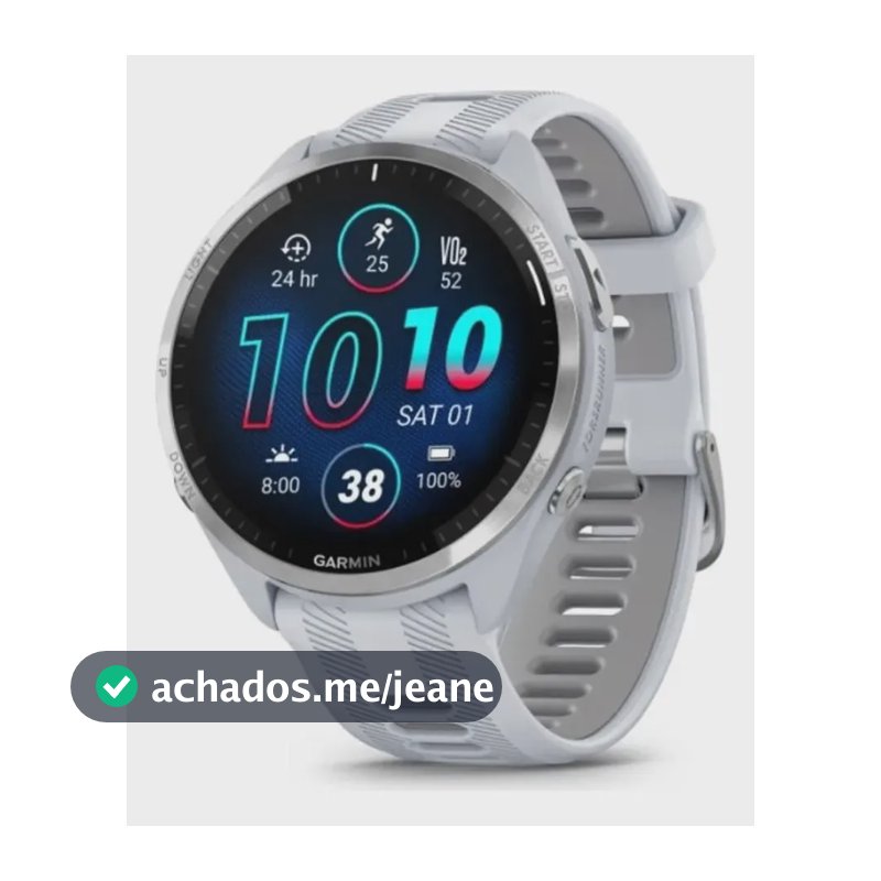 Relógio Garmin Forerunner 965 Com Gps 47mm Branco