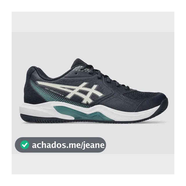 Tênis Asics Gel Dedicate 9 Clay - Midnight/oatmeal Marinho 40 Br