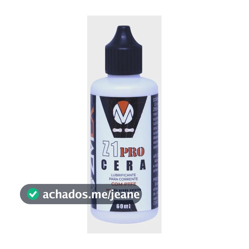 Cera 60 Mlpara Bike Zmex Z1 Pro Com Ptfe