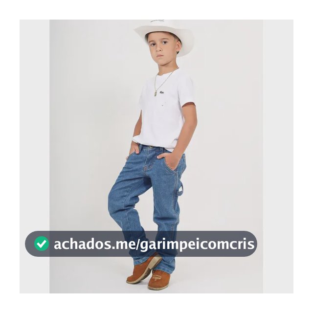 Calça Jeans Masculina Infantil Country Carpinteira Cowboy