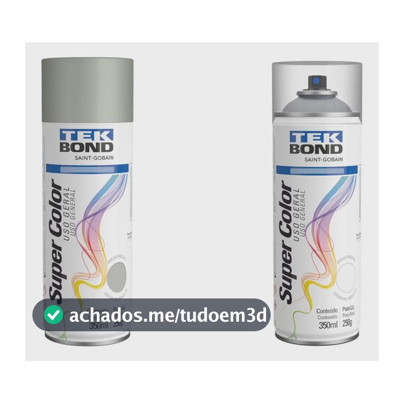 Kit Primer Cinza E Verniz Incolor Fosco Tekbond 350ml