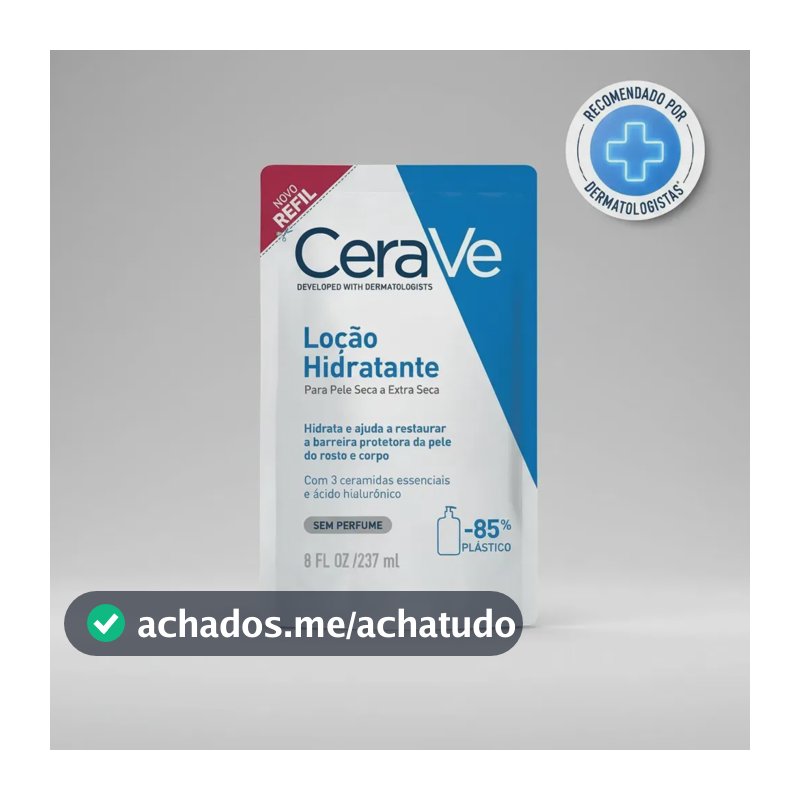 Loção Hidratante Para Pele Seca A Extra Seca Refil 237ml Cerave
