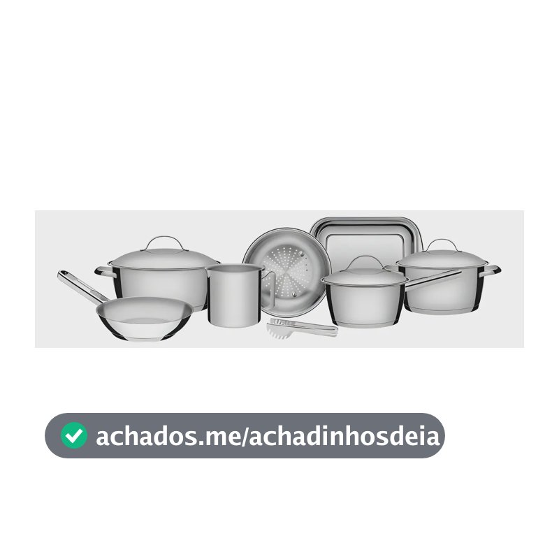 Jogo De Panelas Tramontina Inox Allegra 7 Peças + Pegador