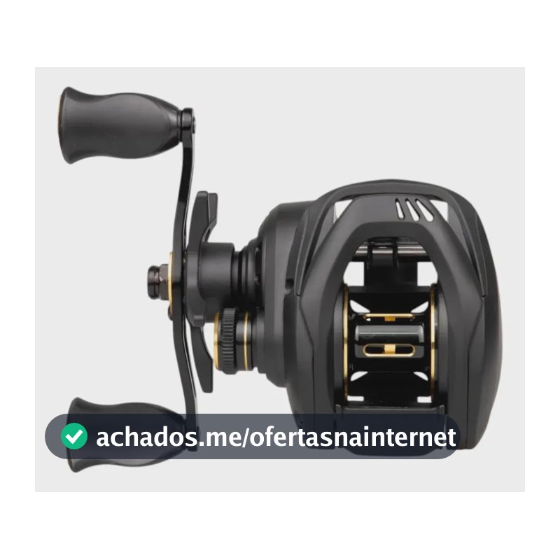 Carretilha Pesca Kawana Puma 151 10rol 186g 8 Drag 0,30mm 130m Preto Esquerdo