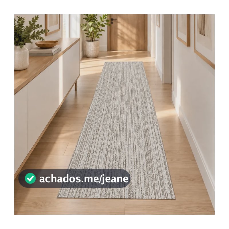 Tapete Antiderrapante Passadeira Cozinha Corredor 2,00x0,50m 2 M 50 Cm Genova Caramelo