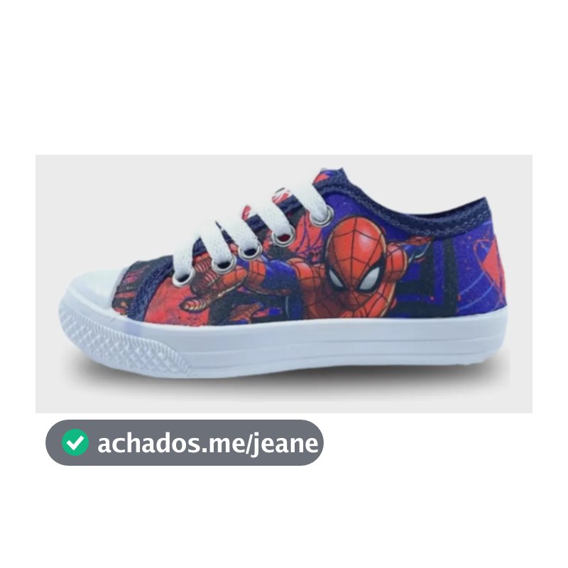 Tenis Infantil Homem Aranha Menino Azul Geométrico 29/30