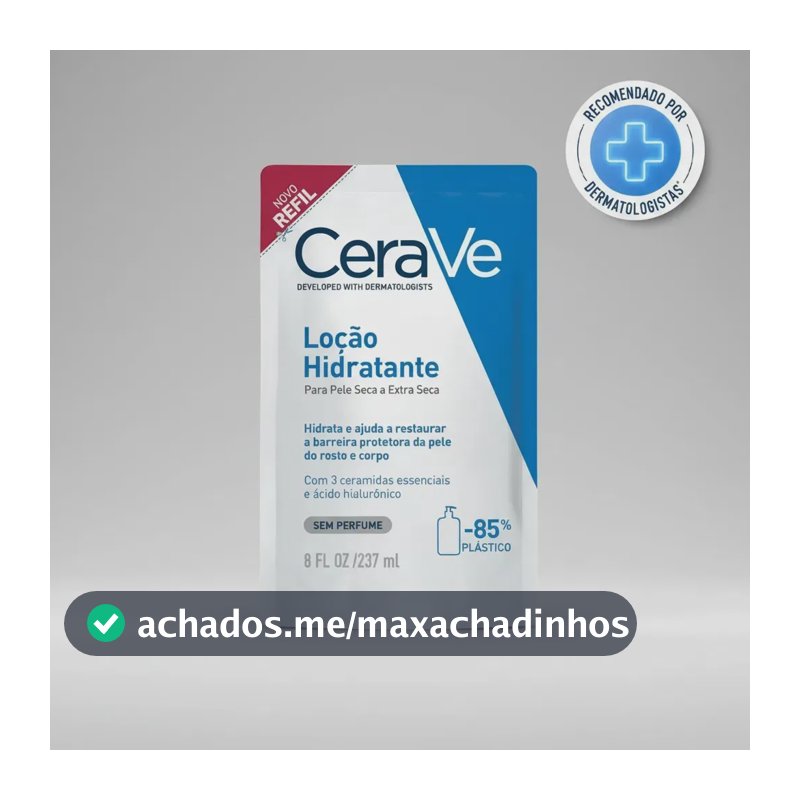Loção Hidratante Para Pele Seca A Extra Seca Refil 237ml Cerave