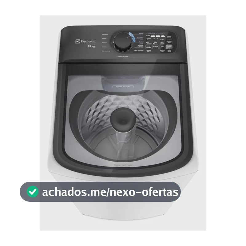 Máquina De Lavar Electrolux 13kg Branca Compacta (let13) 127v Branca