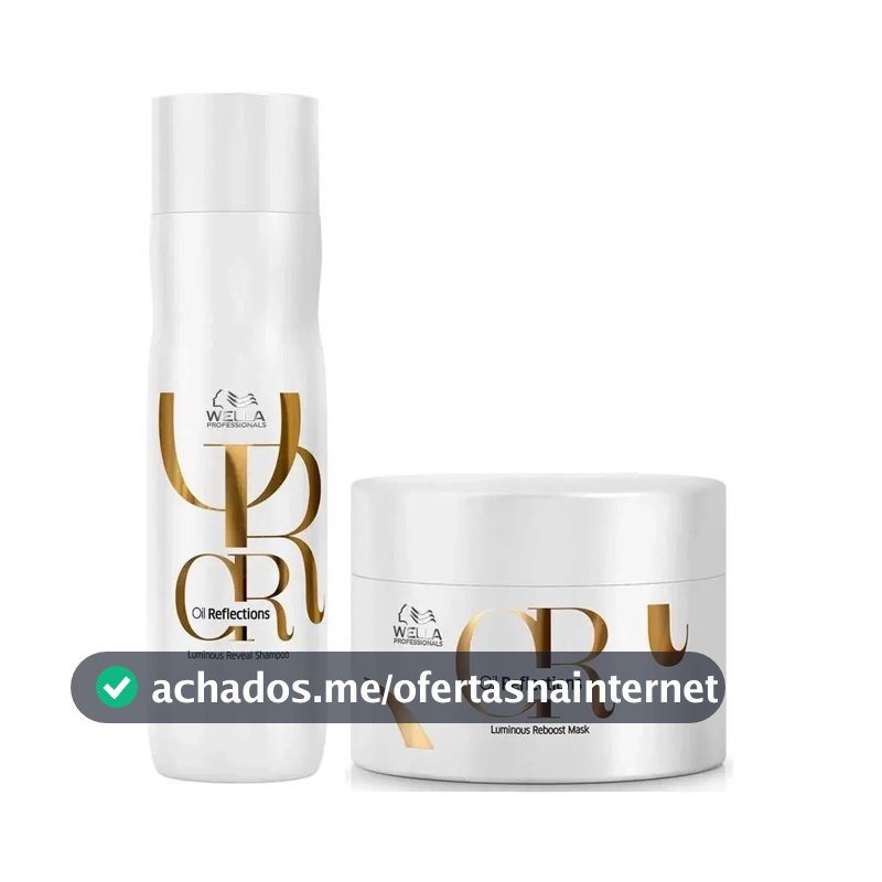 Kit Wella Oil Reflections Shampoo 250ml + Máscara 150ml