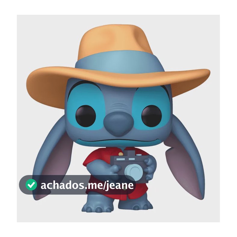 Boneco Funko Pop! Disney Lilo & Stitch - Stitch Turista