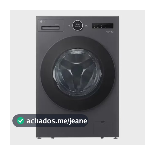 Lava E Seca LG Smart 95cm Com Ia 18kg Em Aço Inox Preto 220v Preto
