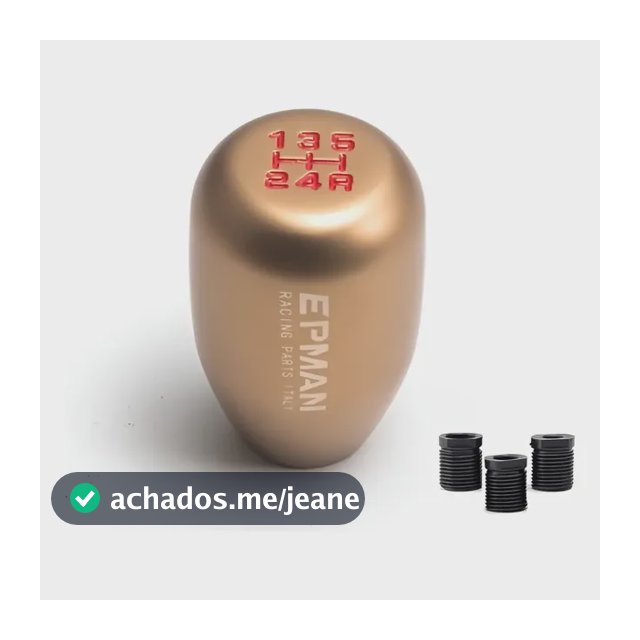 Manopla De Câmbio Shifter 5 Marchas + Ré Em Alumínio Epman  Marrom