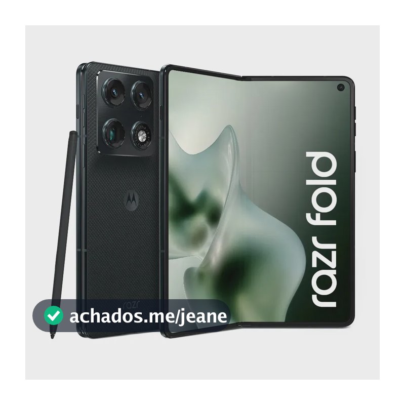Smartphone Motorola Razr Fold 5g - 1tb 16gb Ram+16gb Ram Boost, Tela Interna 8.1 E Externa 6.6, Extreme Amoled, 3 Câmeras 50mp E Zoom 100x, Ip49 - Preto